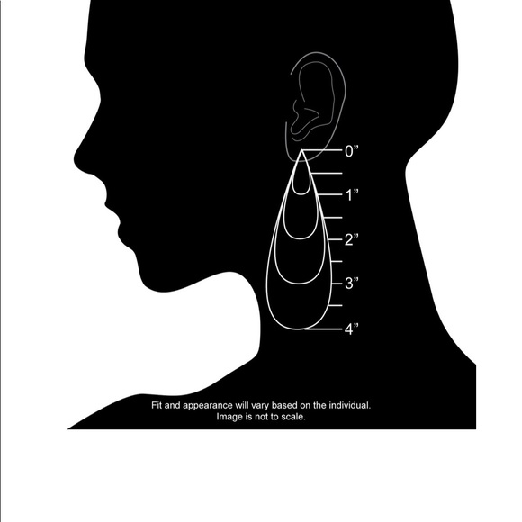 Dana Buchman Textured Oval Door Knocker Earrings - Picture 2 of 2